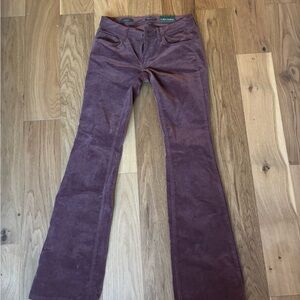 Brown bell bottom jeans